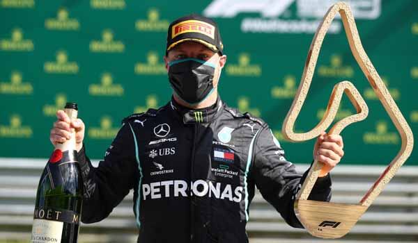 Mercedes F1 driver Valtteri Bottas won 2020 Austrian Grand Prix